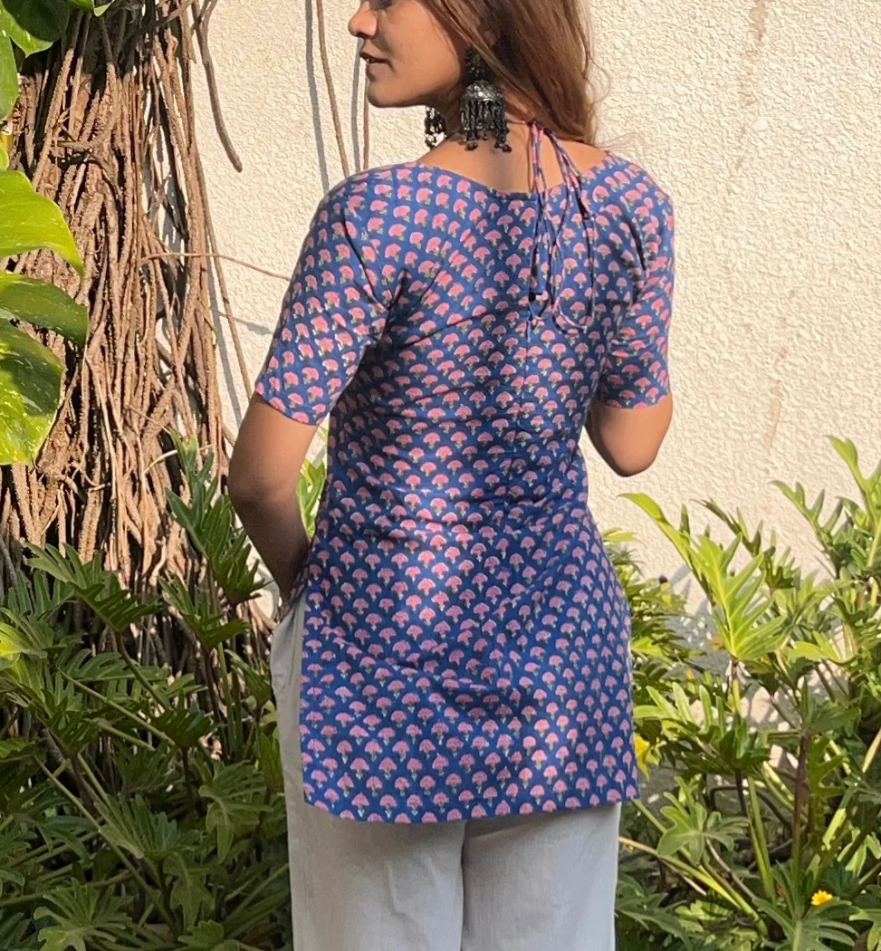 Premium Design Hand Block Printed Kurti